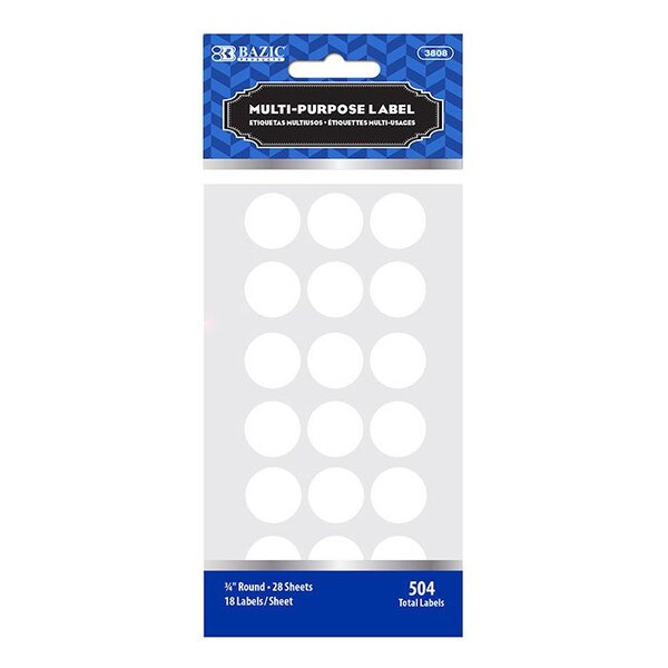 34 Round Label Pack